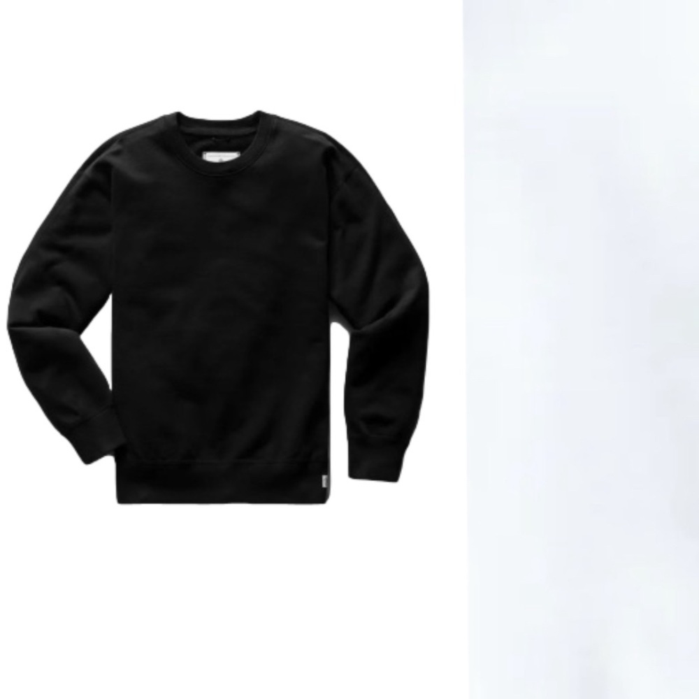 NWT Reigning Champ Lightweight Relaxed Crewneck Sweater White